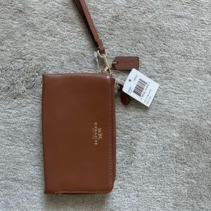 Coach Double Zip Wristlet
